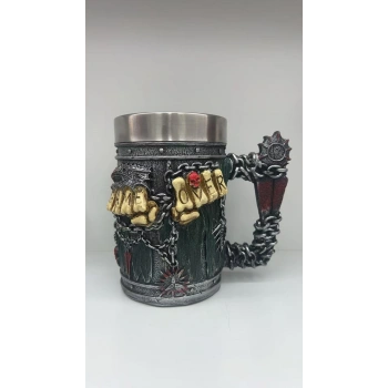 Büyük Boy Game Over Çelik Kupa Kod 8263