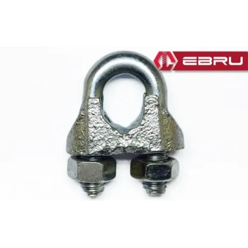 Çelik Halat Bağlama, Düğüm, Klemens 10 Mm - 25 Adet