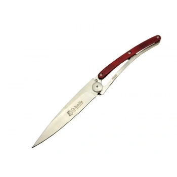 Columbia Ext 2990d Deejo Kırmızı Kamp Çakı 22,5cm- Manuel, Kemerlikli, Ultra Hafif