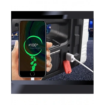 El Feneri Solar Panelli Ledli Powerbank Cob Fener