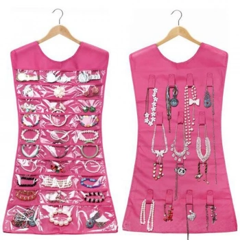 Elbise Şeklinde Takı Organizeri - Pembe