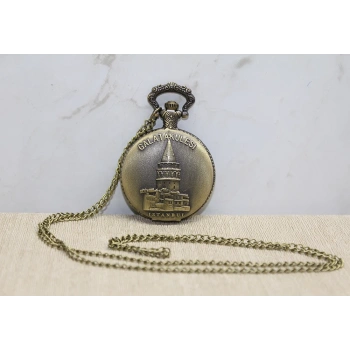 Galata Kulesi Tasarımlı Köstekli Saat