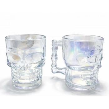 HEYF 2li Cam Kurukafa Kupa Bardak Seti Alk5113