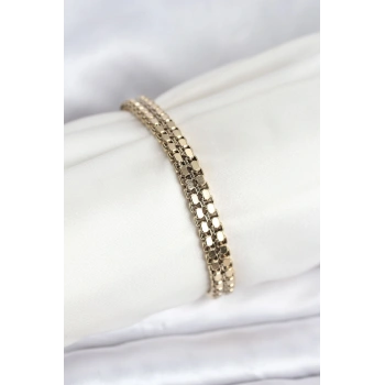 HEYF 316L Çelik Gold Renk Kadın Bileklik