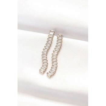 HEYF 316L Çelik Gold Renk Su Yolu Küpe