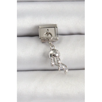 HEYF 316L Çelik Gümüş Renk Deniz Anası Nomination Charm