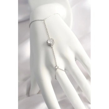 HEYF 316L Çelik Gümüş Renk Kalp Model Şahmeran