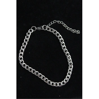 HEYF 316L Çelik Klasik Model Gümüş Renk Erkek Bileklik