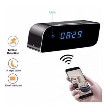 HEYF 4k Wifi Gizli Kamera Bebek Bakıcı Kamera 1080p Masa Üstü Sesli Kayıt