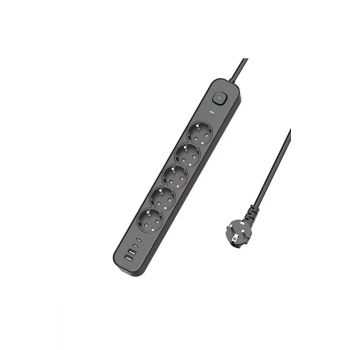 HEYF 5 Prizli Akım Korumalı Uzatma Kablosu | 2xusb-a + 2xusb-c | 3680w - 2m Kablo