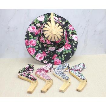 HEYF Ahşap Şapkalı Yelpaze Alk3573