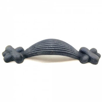 HEYF Antika Tarz Dekoratif Pirinç Örgü Mobilya Kulbu - 22x120 Mm, Oksit