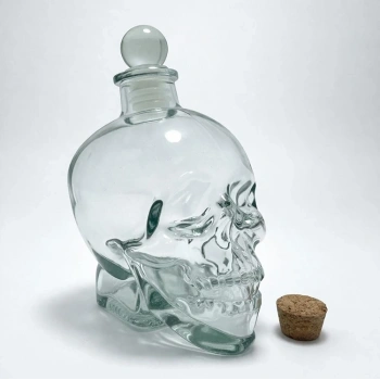 HEYF Cam Kurukafa İçki Şişesi 14 Cm Alk2155