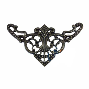 HEYF Dekoratif Köşe Süsü, Köşelik - Büyük, 31x55mm, Antik, 100 Adet