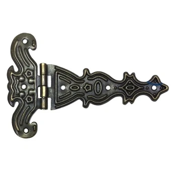 HEYF Dekoratif, Sac Tek Kuyruklu Menteşe - 69x102 Mm, Büyük, Antik, 1 Adet