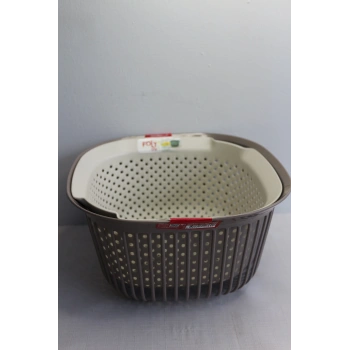 heyf Folylife Linea Süzgeçli Kare Badya 4lt