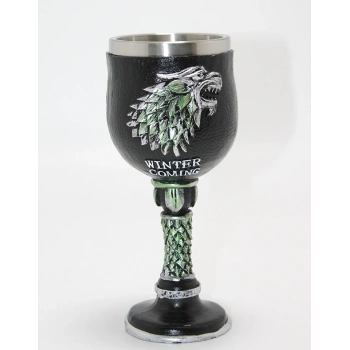 HEYF Game Of Thrones House K 3d Kabartmalı Çelik Kadeh Bardak Alk4379