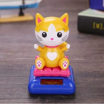 HEYF Güneş Enerjili Solar Sallanan Kedi