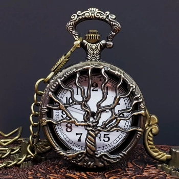 HEYF Hayat Ağaçı Tasarımlı Köstekli Saat