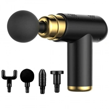 heyf HEYF® 4 Başlıklı USB Şarj Olabilen Masaj Tabancası