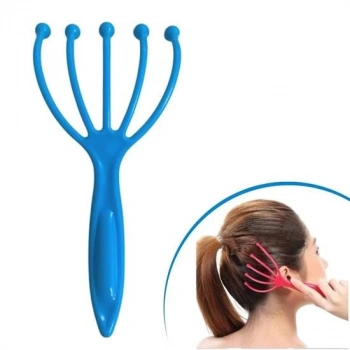 heyf HEYF® Çok Fonksiyonlu 5 Uçlu Bilyeli Baş Boyun Bacak Kol Masaj Alet Rahatlatıcı Kafa Masaj Aparatı