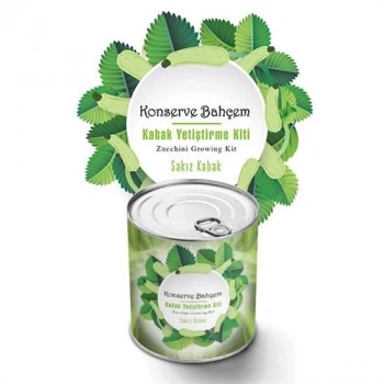 heyf HEYF® Konserve Bahçem Evde Konservede Sakız Kabak Yetiştirme Kiti