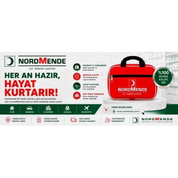 HEYF İlk Yardım Çantası Acil Müdahale Seti – Araç, Ev, Ofis Ve Seyahat İçin