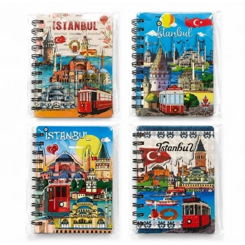HEYF İstanbul Temalı Kabartmalı Defter Alk5823