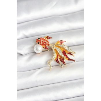 HEYF Japon Balığı Model Broş