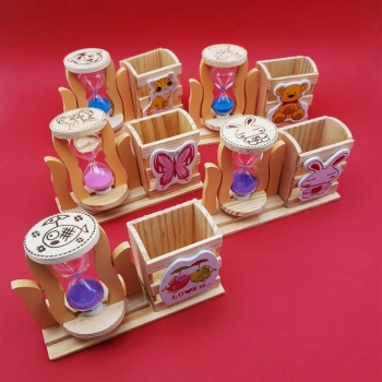 HEYF Kum Saati Kalemlik Kutulu