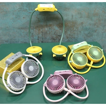 HEYF Kuromi Şarjlı Boyun Fanı Vantilatör 2 Kademeli Alk2687