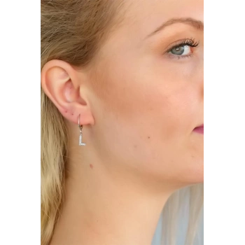 HEYF L Harf Bayan Küpe