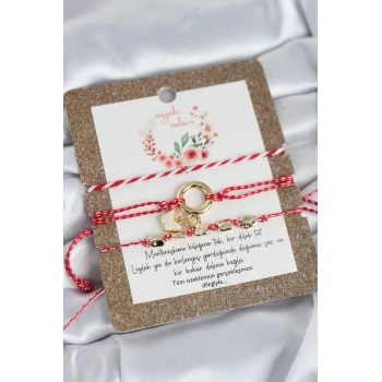 HEYF Marteniçka Bileklik 3lü Kelebekli Model