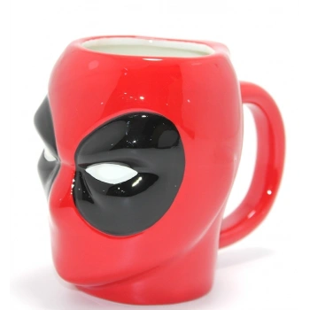 HEYF Marvel Deadpool 3d Kabartmalı Karakter Tasarımlı Kupa Bardak Alk4548