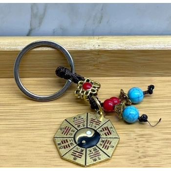 HEYF Metal Yin Yang Anahtarlık Alk4454