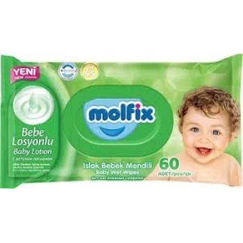 heyf Molfix İzotonik Sulu Islak Mendil 60lı