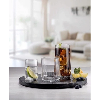 heyf Paşabahçe Nova 18 Parça Su Meşrubat Kahve Yanı Bardak Takımı 96961