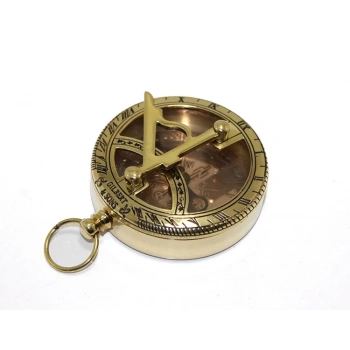 HEYF Pirinç Güneş Saati Ve Pusula Modeli 7830