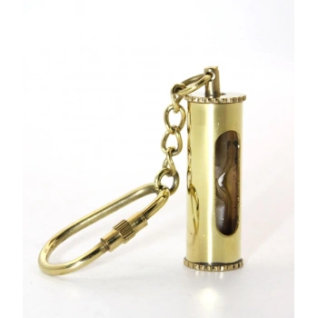 HEYF Pirinç Kumsaati Anahtarlık 2496c