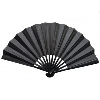 HEYF Plastik Kumaş Yelpaze 12li Siyah