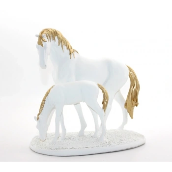 HEYF Polyester Yavrulu At Figürü Alk1629