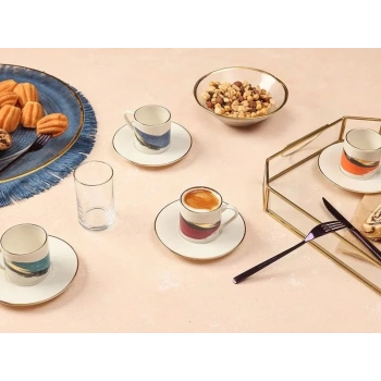 heyf Porland Dash 4 Kişilik Kahve Takımı 90cc