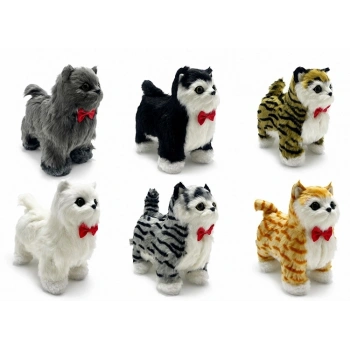 HEYF Sesli Hareketli Yürüyen Peluş Kedi Alk3389