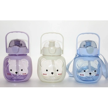 HEYF Sevimli Ayıcık Tasarımı Matara Suluk Alk4647