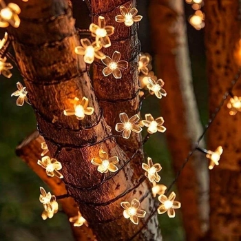 HEYF Solar 5m 50 Led Papatya Gün Işığı 8 Fonksiyonlu