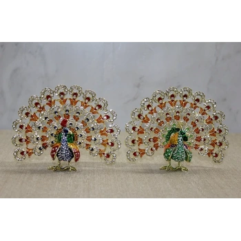 HEYF Swaroski Tavuskuşu Alk3834