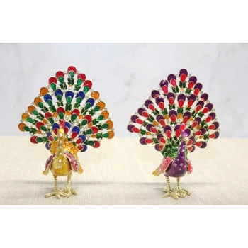 HEYF Swaroski Tavuskuşu Alk3835