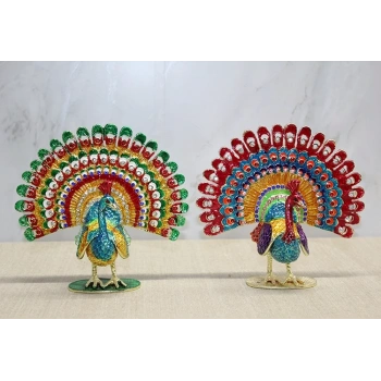 HEYF Swaroski Tavuskuşu Alk3836