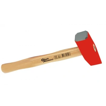 HEYF Taşçı Keski Çekiç 1000 Gr - Boyalı, Ahşap Saplı