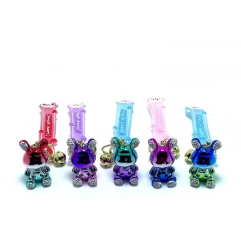 HEYF Taşlı Ayıcık Silikon Anahtarlık Alk1702